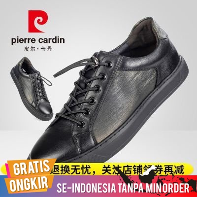 Sepatu Pria Import Kasual Pierre Cardin Original Sepatu Kulit Pria Lampu Bawah Kasual Pria Korea Oxf