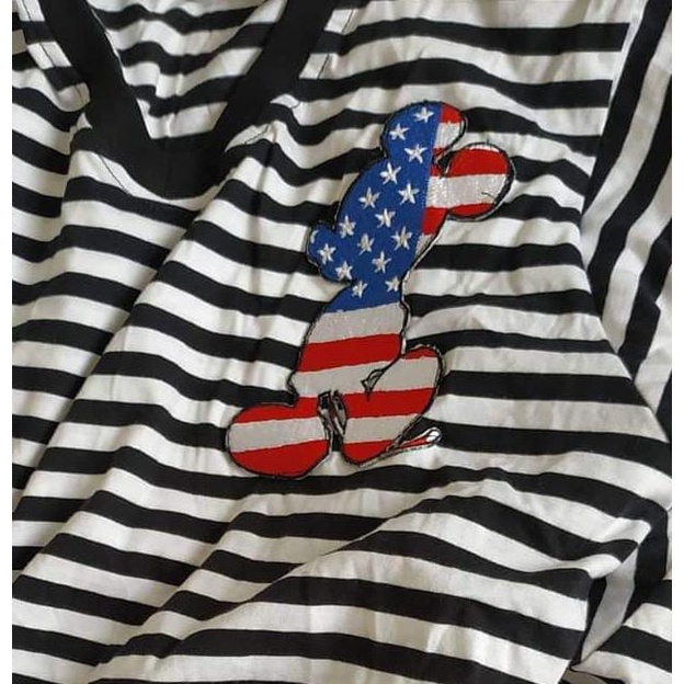 Patch Mickey USA 10cm