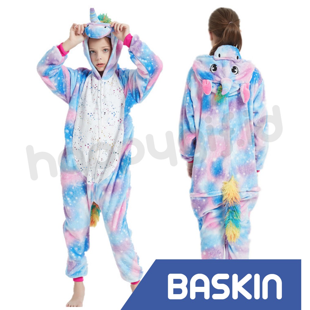 BAJU KOSTUM ONESIE PIYAMA ANAK KID UNICORN SPECIAL NEW ES KRIM ICE CREAM