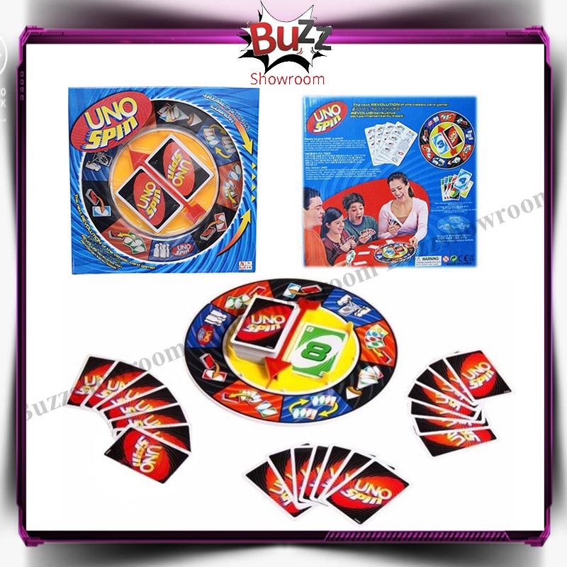 Spin Mainan Edukasi Anak Keluarga Board Card Game