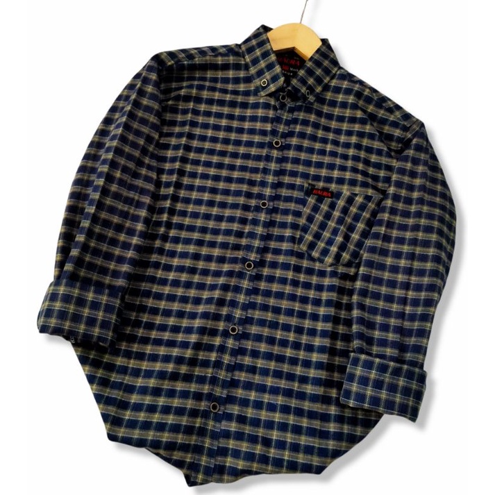 KEMEJA FLANEL KOTAK KOTAK KASUAL WANITA LENGAN PANJANG | ATASAN CEWEK | OUTER FLANEL-F14