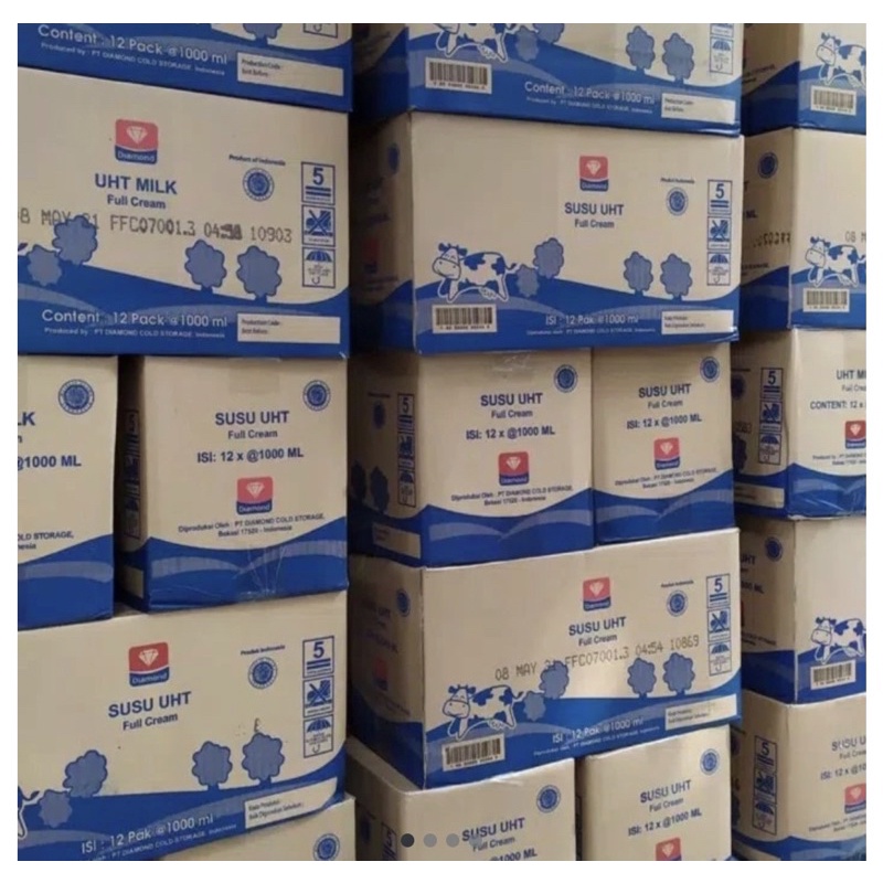 

diamond full cream plain 1 ctn