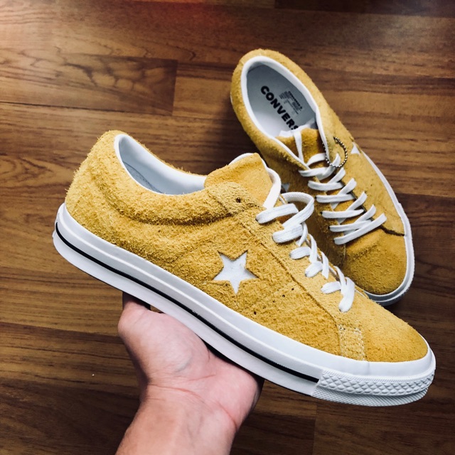 converse mustard yellow suede