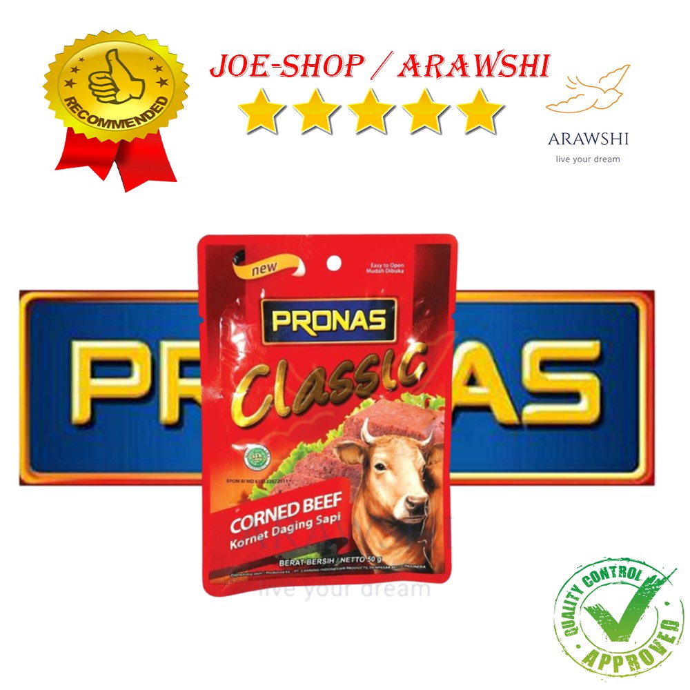 

kornet pronas corned classic beef 50 gr cornet