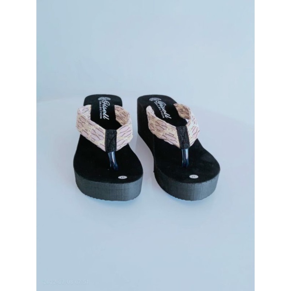 Arkn-SandaL Wanita Wedges PRADA Cod Bayar Di Tempat