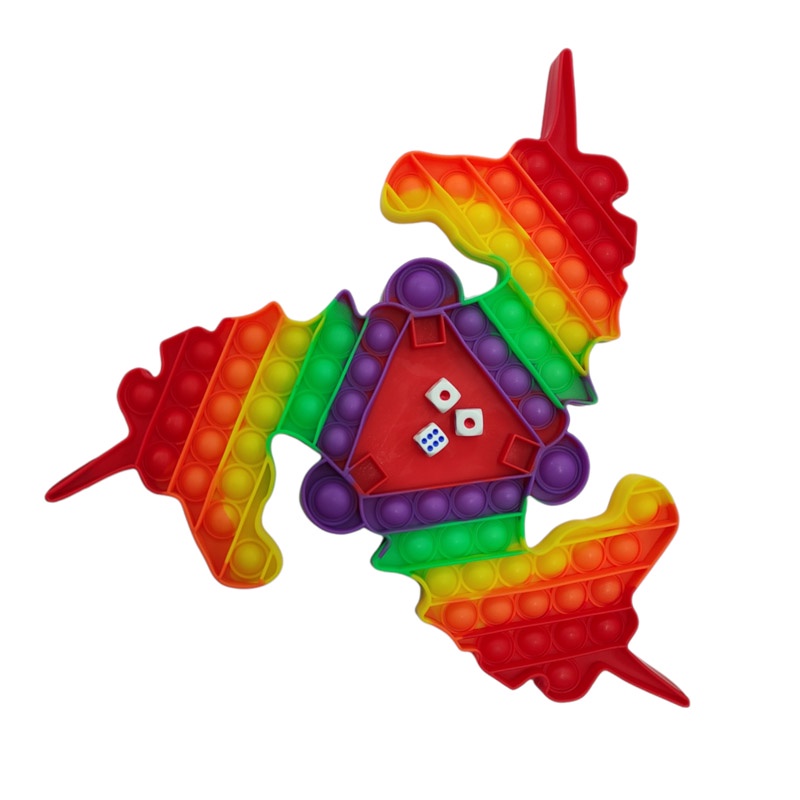 Pop it fidget toy Ukuran Super Jumbo push pop it rainbow mainan edukasi stress release-5