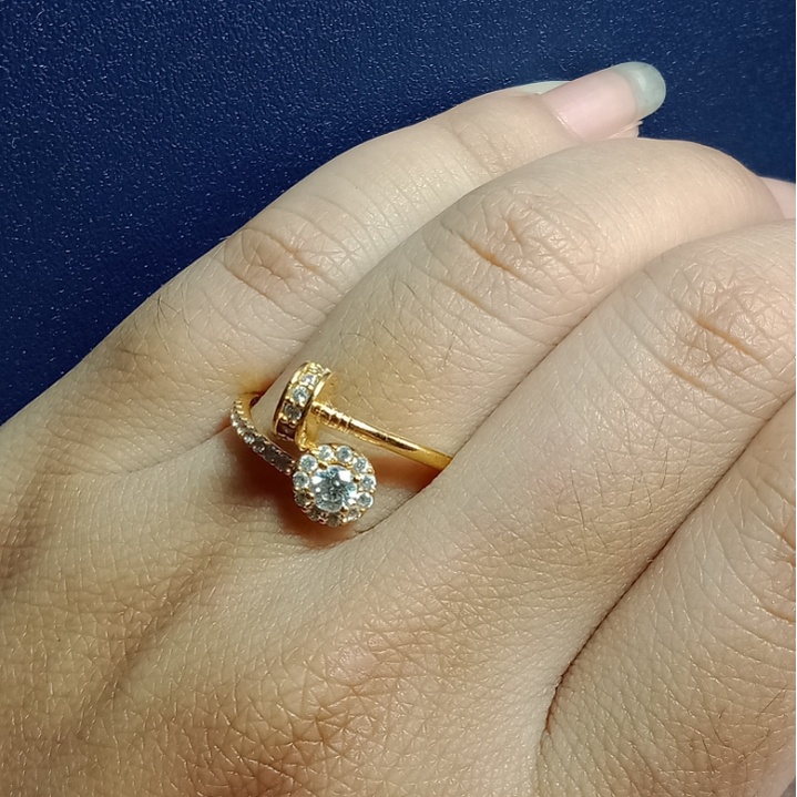 Cincin Emas 17K - 2.3 gr Kadar 750 - 733