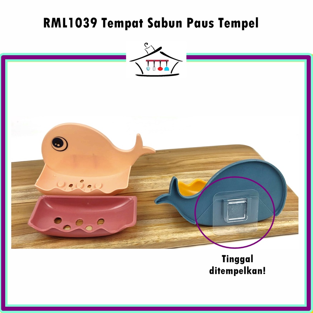 RML1039 Tempat Sabun Paus Tempel