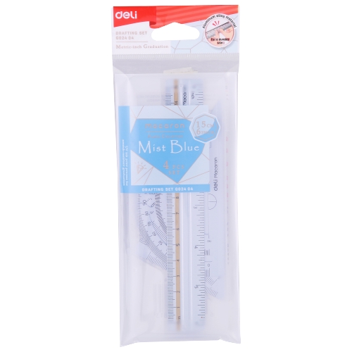 

Deli Ruler Set / Set Penggaris Warna Pastel Tidak Mudah Patah EG02404