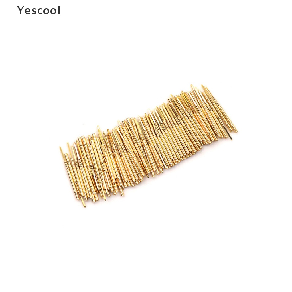 Yescool 100pcs Pin Pogo R75-3W Untuk Seri P75