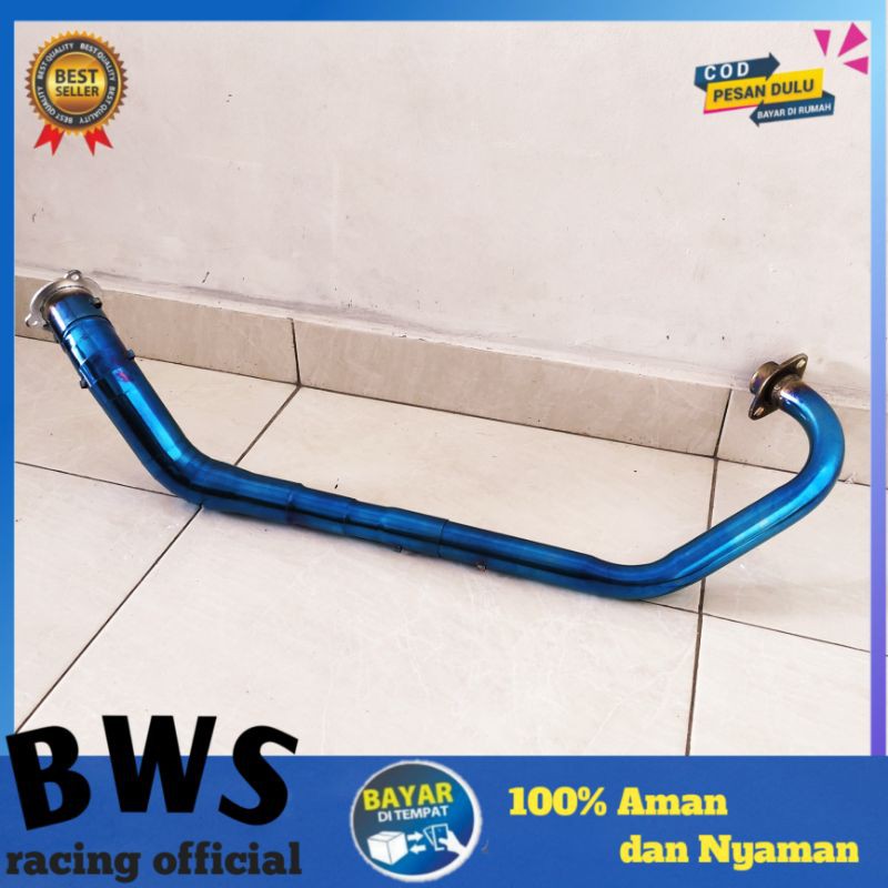 Pipa leher knalpot dan adaptor CB 150R old bluemoon