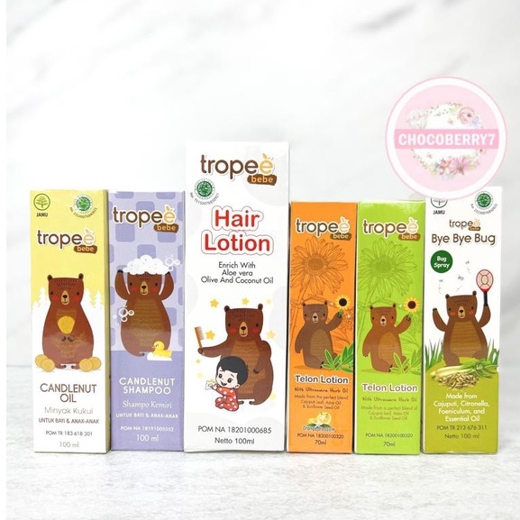 Tropee Bebe Sampo Kemiri Bayi Trope Candlenut Shampoo 100 ml 100ml