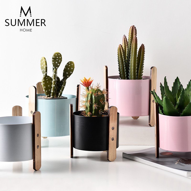 Kreatif besi tempa pot bunga, Kepribadian macarons pot bunga