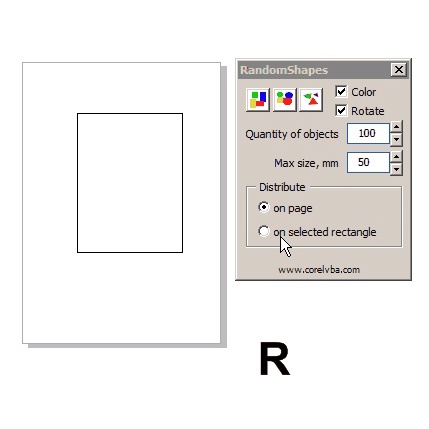 Plugin CorelDraw - Randomshapes