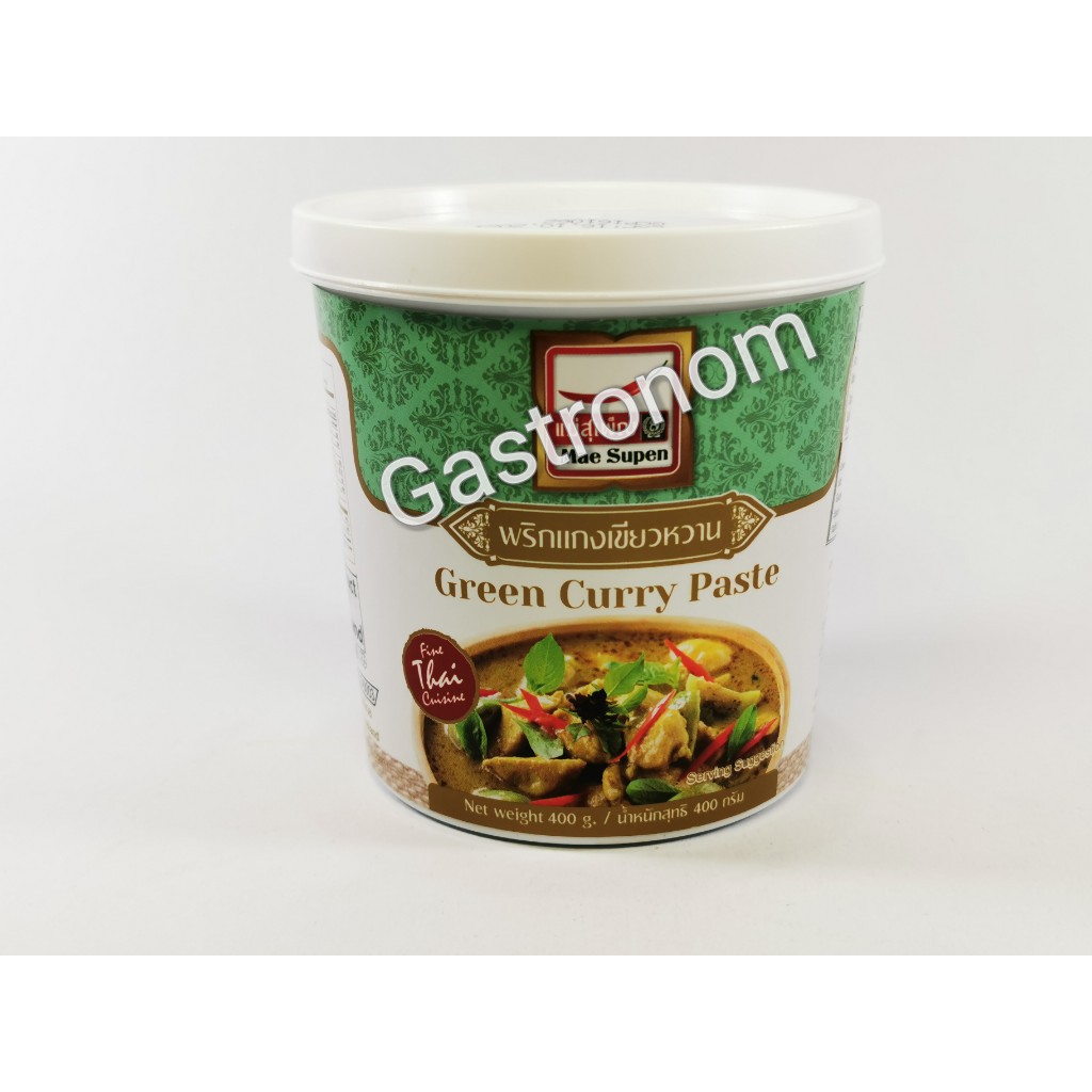 

Green Curry Paste (Tube) Mae Supen 400 gr / Bumbu Kari Instan / Bumbu