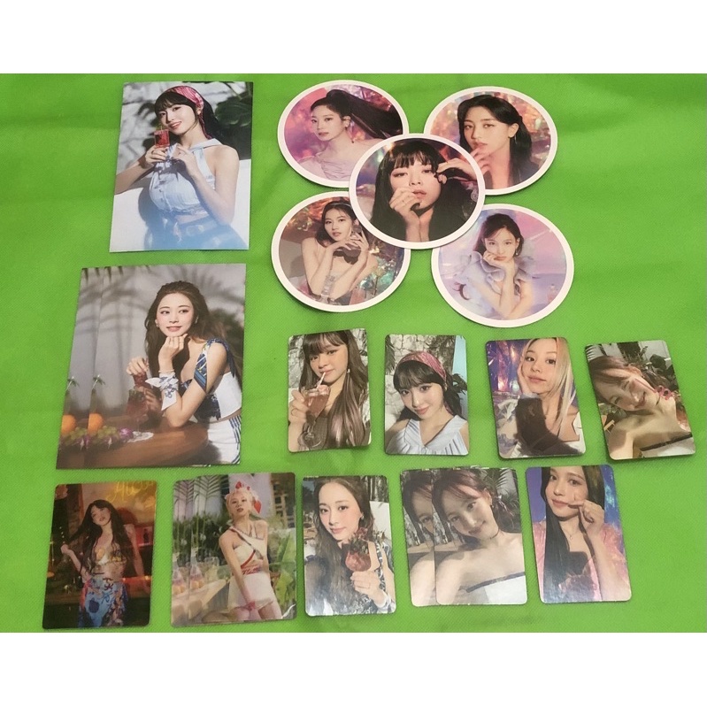 Photocard Coaster Circle Card Twice Taste Of Love Sana Tzuyu Nayeon Jihyo Momo