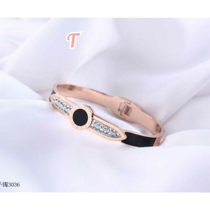 Titanium gelang korea new model rose gold GBT-42