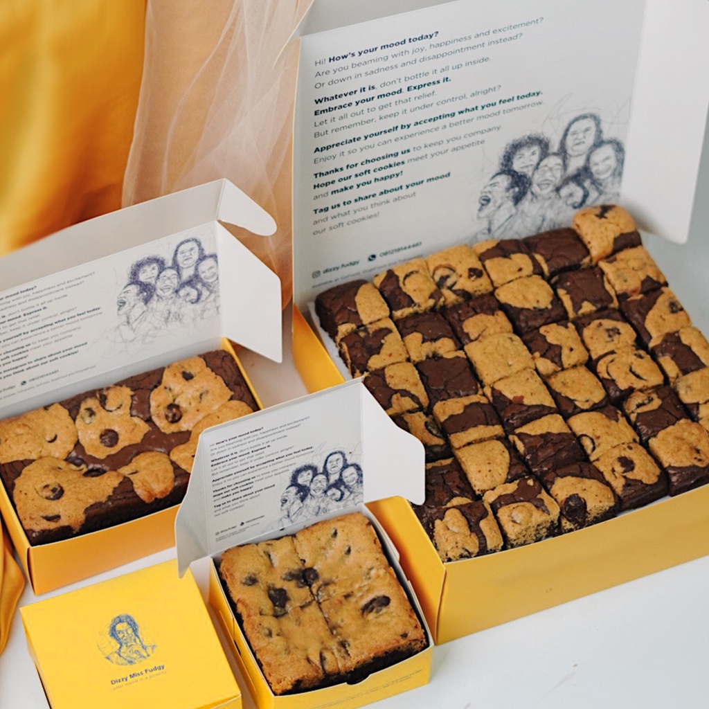 

BRO-G (BROWNIES & OG COOKIES ) / FUDGY BROWNIES + COOKIES / PREMIUM INGREDIENTS (baca deskripsi)