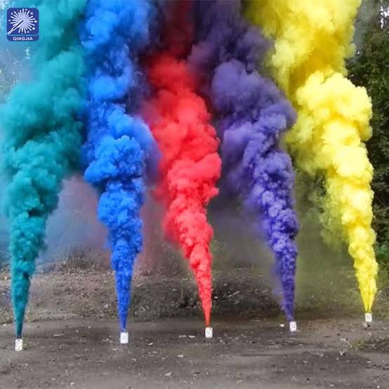 5 PCS dan 1 PCS Smoke Bomb 60 detik - Pipa Asap - Asap Warna - Bom Asap - smoke colour ( HANYA PULAU JAWA DAN LAMPUNG )