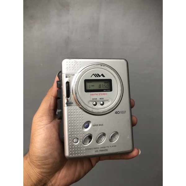 Walkman / Stereo radio cassette player Aiwa HS-RM436