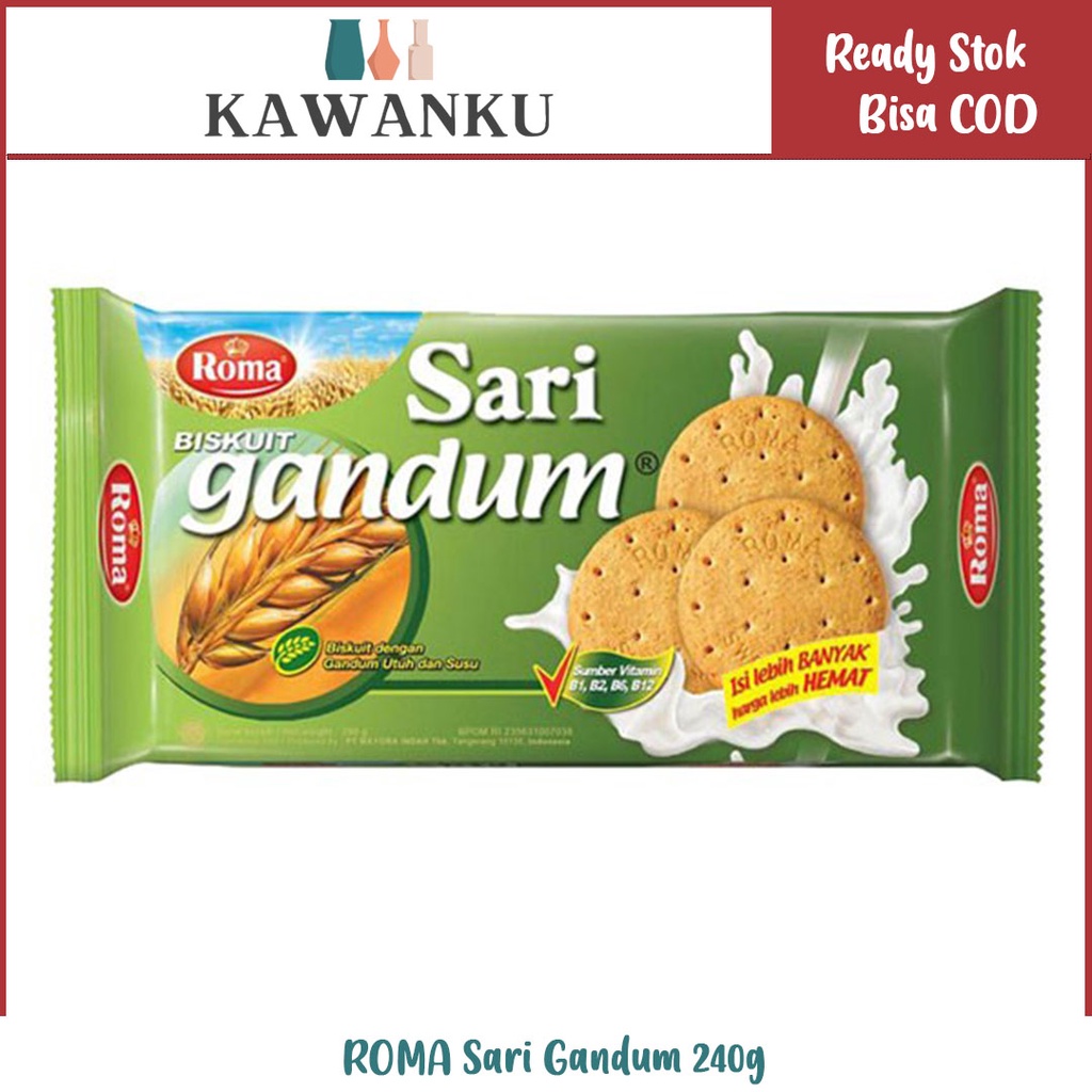 

ROMA Sari Gandum biskuit 240 g