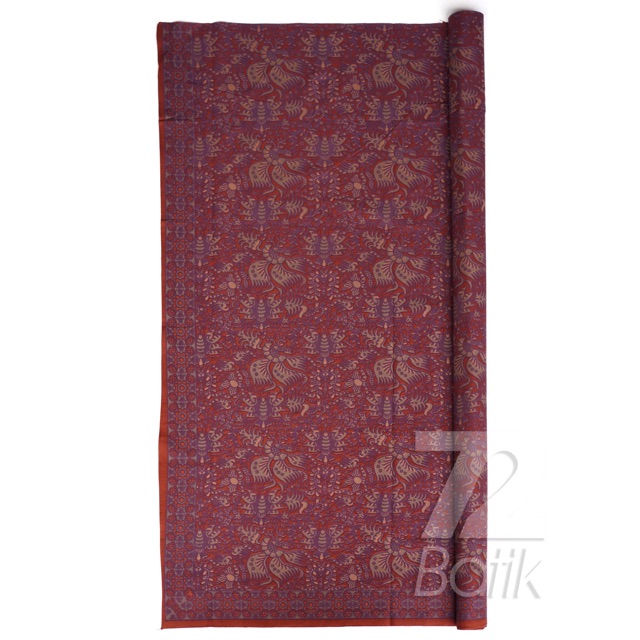 KAIN BATIK PREMIUM Bahan Katun Warna Merah Maroon Marun Maron 721361 Cap 72 Jarik Jarit Samping Kebat Panjang Batik Katun Modern Premium Bahan Seragam Batik Pernikahan Kantor Keluarga Murah Kamen Jadi Batik Bali Lembaran