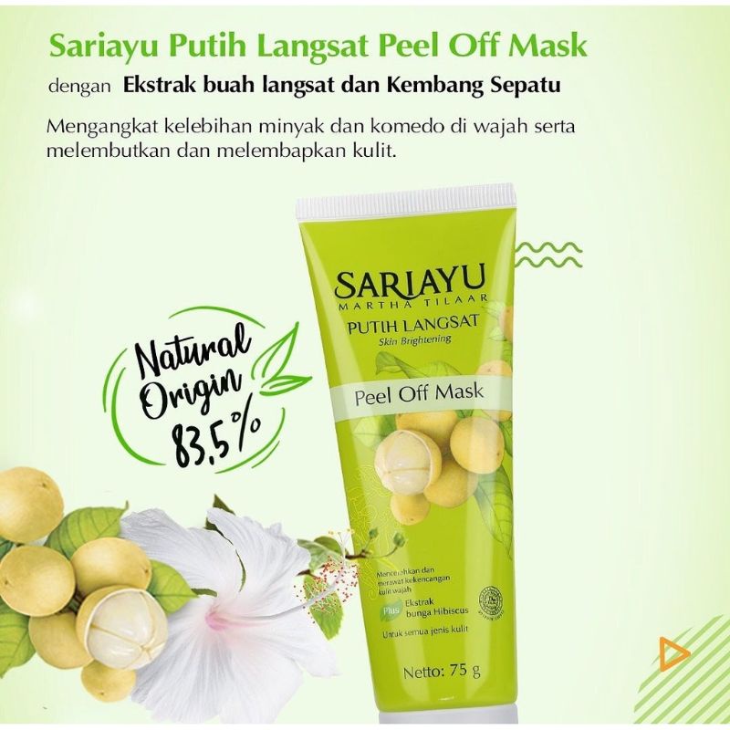 SariAyu Putih Langsat Peel Off Mask