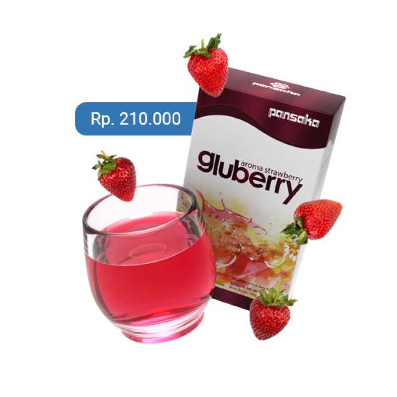 Pansaka Gluberry Minuman Kolagen herbal untuk perawatan kulit 100% Original