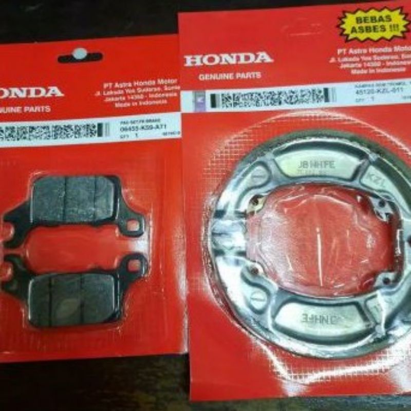 paket kampas rem Vario 125 Vario 150 LED