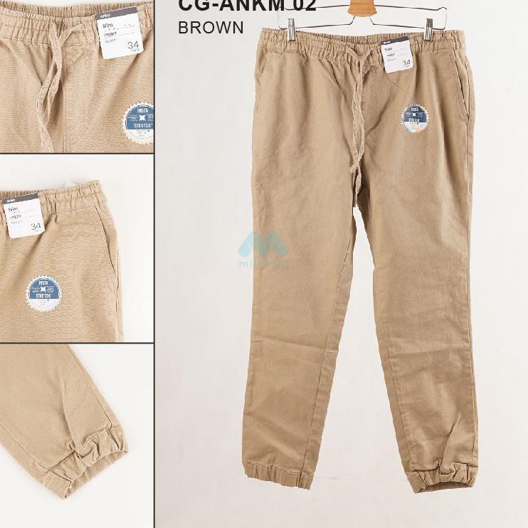 Ready Stock FC8T7 ANKO Men/Women Chino Jogger Pants - Celana Joger Pria Wanita Original Ready 5 Warn