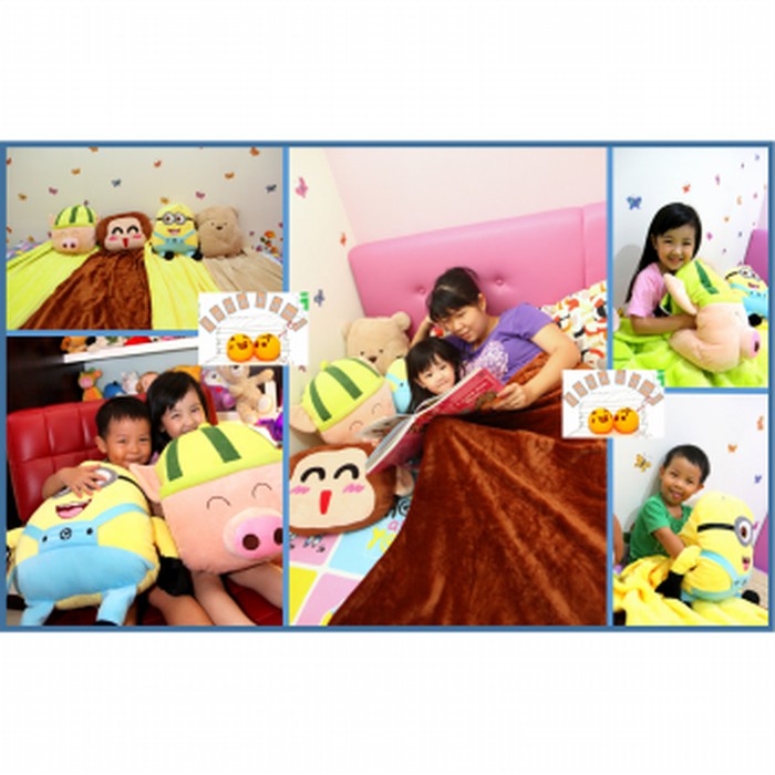 Terbaru Bonmut Boneka Balmut Bantal Selimut Karakter Doraemon