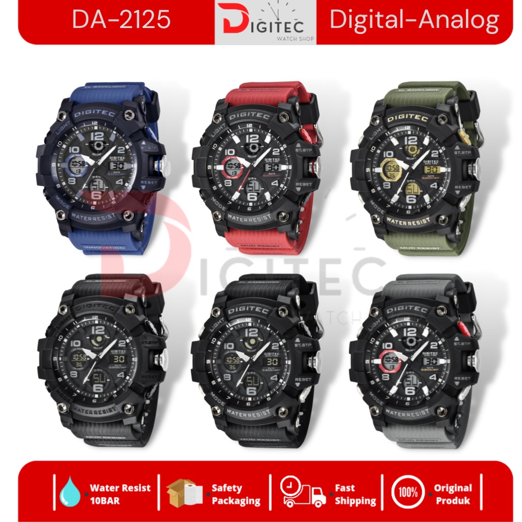 Jam Tangan DIGITEC DA-2125/DA 2125/DA2125 Digitec Original 100%