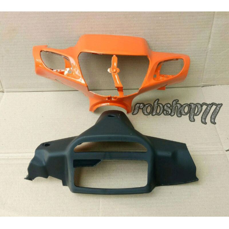 Batok kepala depan belakang Vega R Lama/F1ZR warna Oren orange
