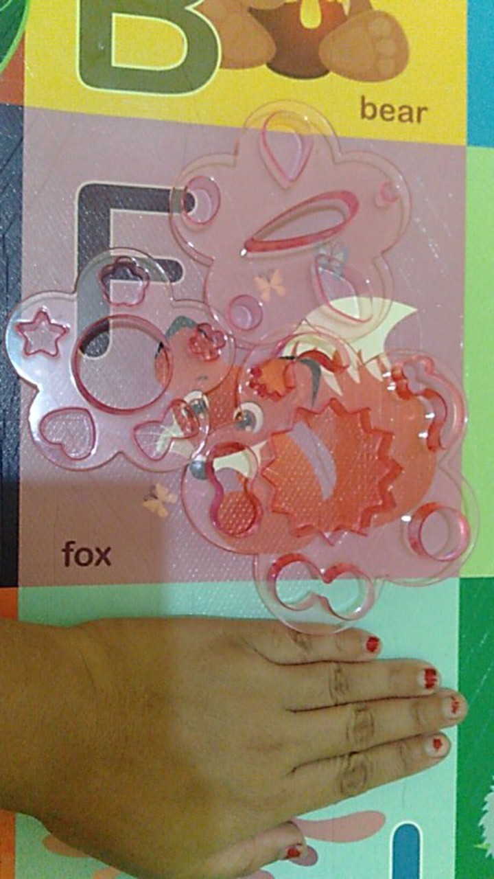 Cj Cetakan Bento Decorative Ham, Cheese & Veggie Cutter