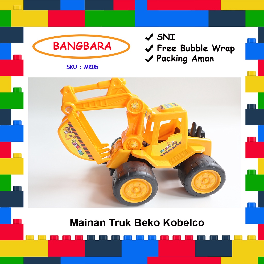 Mainan Anak Truk Beko Besar Kobelco