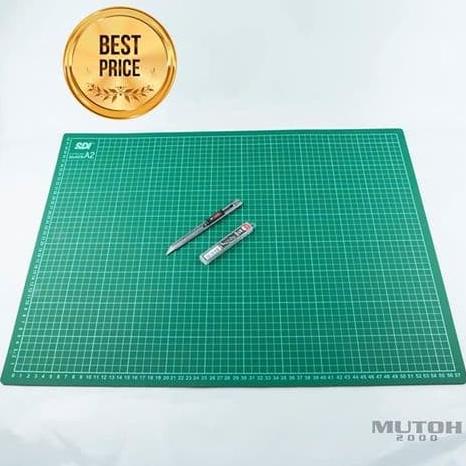 

ALAT MELUKIS CUTTING MAT SDI A2 + PROFESSIONAL CUTTER 0439C + REFILL 1361 ALAT MENGGAMBAR