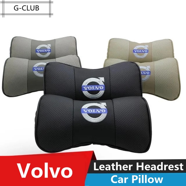 G-club Bantal Sandaran Kepala Bahan Kulit breathable Untuk Mobil Volvo