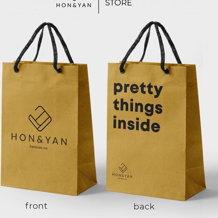 

Terbatas WYGHL [HONYAN] Paper Bag Gift Tebal Hon&Yan Tas Kertas Kado Hadiah 45 Bestseller