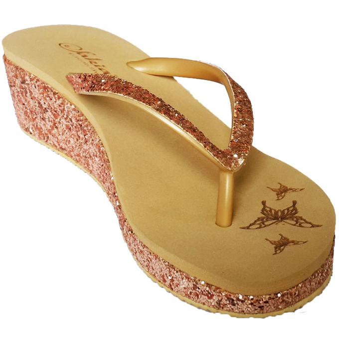 PROMO Sandal Sakia Cabaret Wedges - Beigi