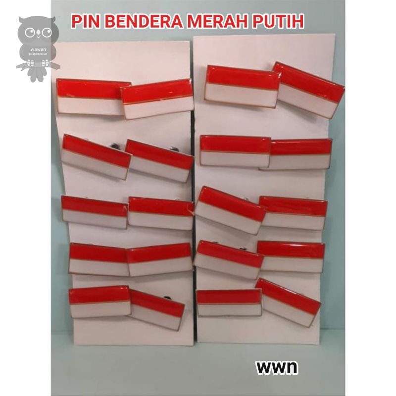 PIN BENDERA MERAH PUTIH