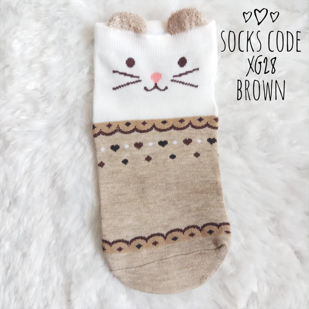 KAOS KAKI REMAJA/DEWASA MOTIF  ANIMAL XG28 SOCKS SOCK