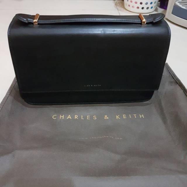 Charles &amp; Keith Bag PRELOVED SNAKE SKIN ORI STORE