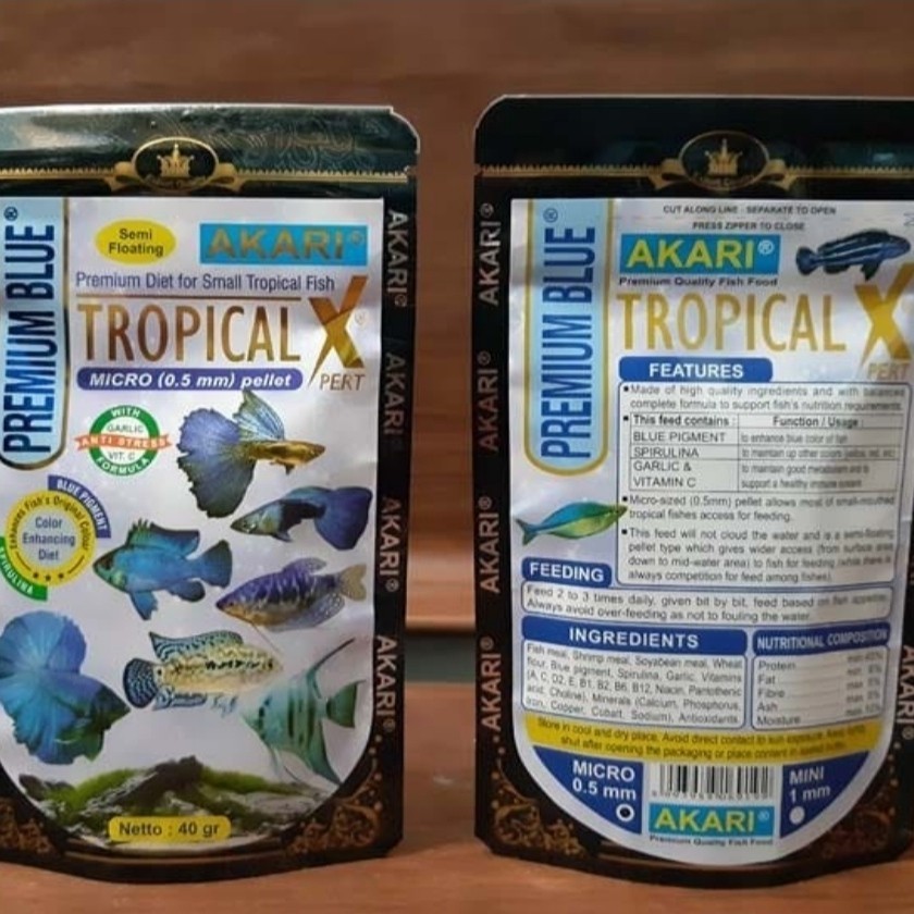 AKARI PREMIUM BLUE TROPICAL XPERT 40 GR (0.5MM)