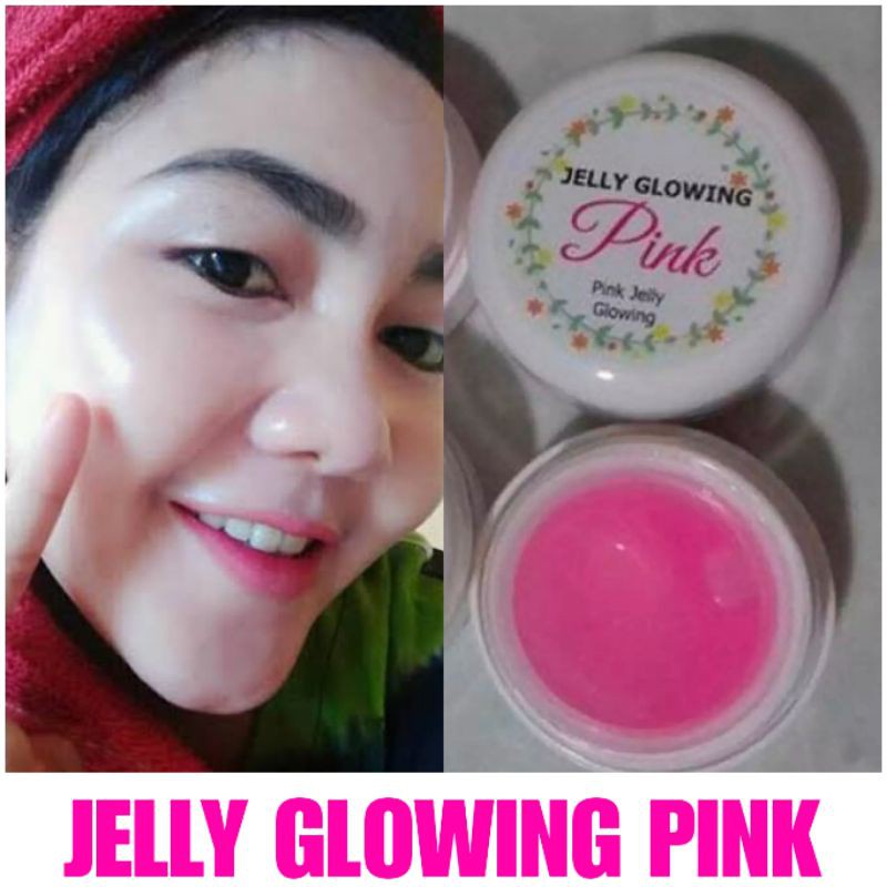 SHINE STAR - Jelly Glowing Pink Cream Pemutih Wajah Glowing Cepat - Cream Penghilang Bekas Jerawat dan Flek Hitam