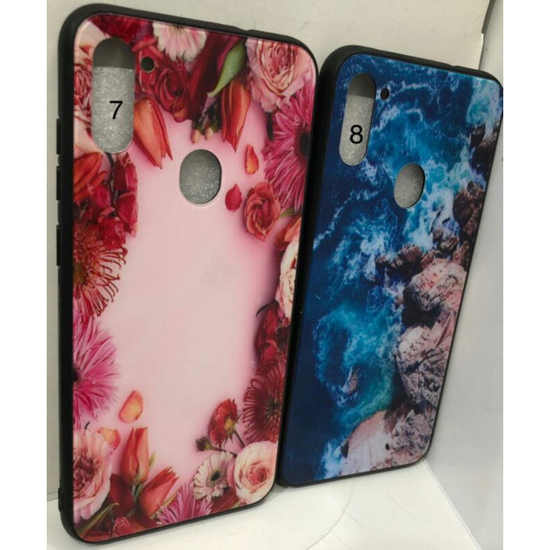 SAMSUNG A11 M11 BACK CASE GLASS VIBES CASING SOFTCASE