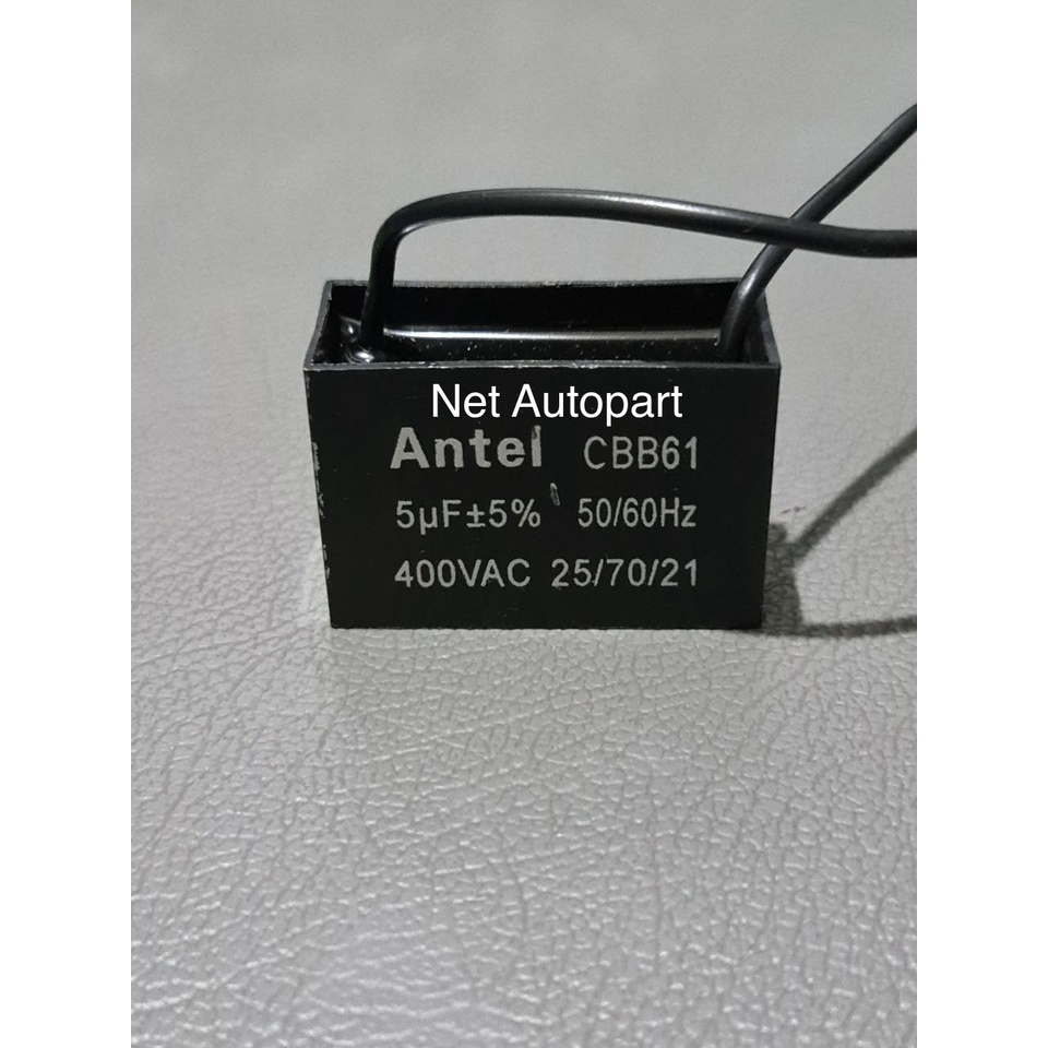 Kapasitor 5uf 400v CBB61 ANTEL Capasitor kipas angin