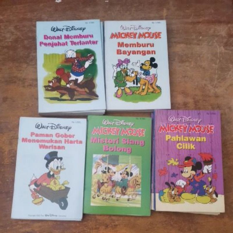 

Komik walt Disney Donal Mickey mouse paman gober