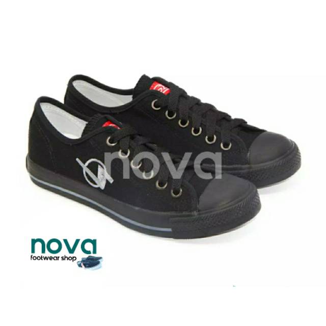 SEPATU DALLAS CAMPUS LOW CUT(LC) BLACK BLACK