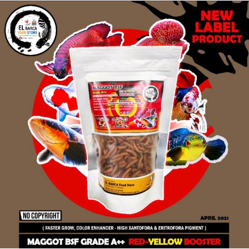 El Barca Feed Red Yellow Booster Pakan Channa