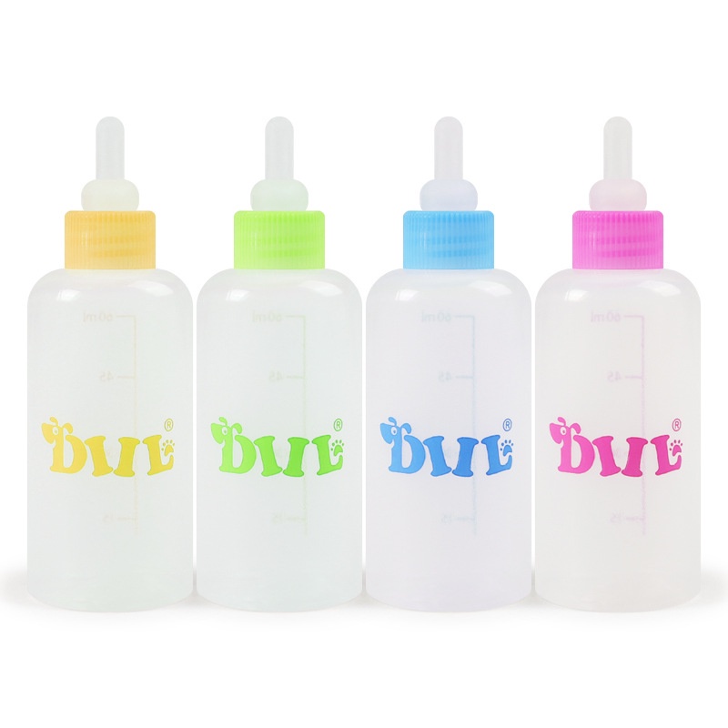 Diil Botol Susu Kit 4 Dot Nipple + Sikat Untuk Puppy dan Kitten Diil